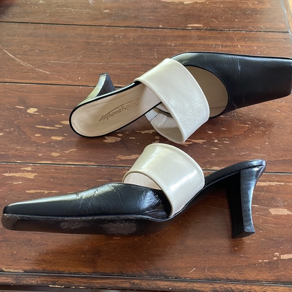 Stephane de Raucourt leather mules (sz 9) - Picture 2 of 10